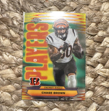 2025 Topps Chrome Power Players Insert Chase Brown #PP-19 Bengals