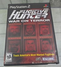 Vintage Fugitive Hunter War On Terror Sony PlayStation 2 PS2 Black Label Game