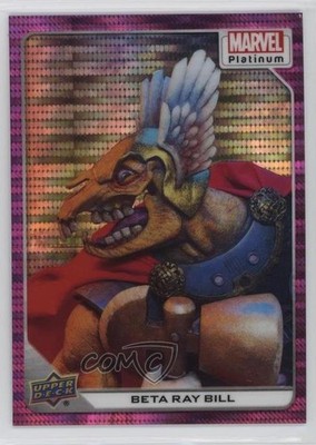 2023 Upper Deck Marvel Platinum Pink Pulsar 18/33 Beta Ray Bill #1 02aj
