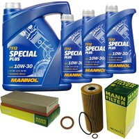 Mann Inspektionspaket 8L Mannol Special Plus 10W-30 FüR Mercedes R129 320 280