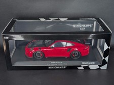 Minichamps 1/18 Porsche 911 GT3 RS 2019 Red Weissach Package Black Wheels