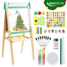 keenstone KSZH071004GL01 Christmas Tree Art Easel for Kids, Learning-Toy for
