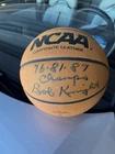 BOB KNIGHT SIGNED AUTOGRAPHED NCAA BASKETBALL INDIANA HOOSIERS
