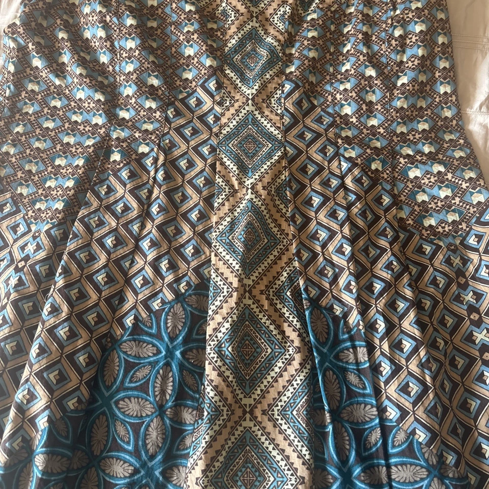 CHÁRTER CLUB PETITE  Dress with A Geometric Pattern Size 14 Petite  100 Cotton - Image 4 of 4