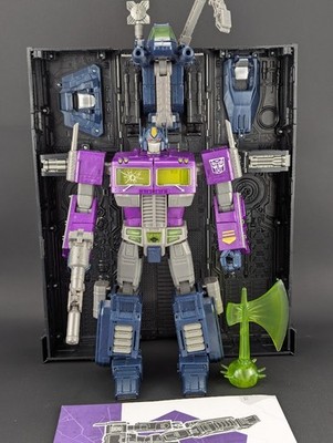 Transformers Masterpiece Shattered Glass Optimus Prime complete Hasbro MP
