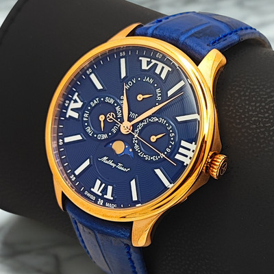 Mathey Tissot Uhr - Edmond Moon - Moonphase - Swiss Made - Herrenuhr