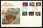 DR WHO 1984 AUSTRALIA FDC GREAT BARRIER REEF MARINE LIFE FISH COMBO LR68427