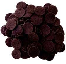 46 PCS Brown Craft Felt Circles 2.5 Inch Sewing Patchwork DIY Material