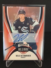 2025-26 Upper Deck Allure Ville Ottavainen Red Rainbow Auto #108 Kraken Rookie