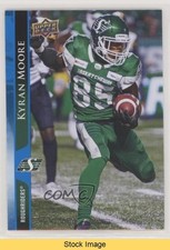 2021 Upper Deck CFL Blue Kyran Moore #64 READ 11q6