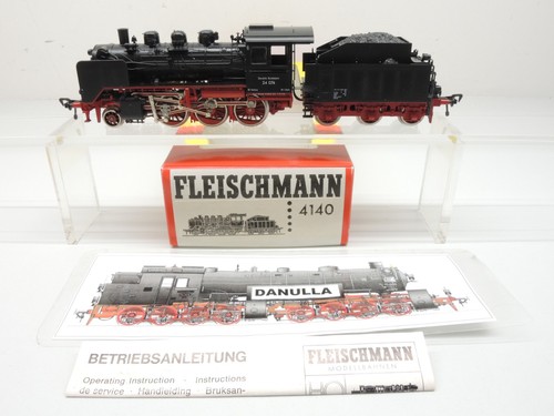 Fleischmann 4140 Dampflok BR 24 074 DB geprüft, bitte Text lesen Anleitung, OVP | Condition: Gebraucht