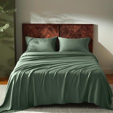 GOKOTTA King Size Sheets Set,Breathable Soft Sheets King Size,16  Pocket K