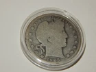 1905-O New Orleans Mint Silver Barber Half Dollar 50c ungraded circulated-silver
