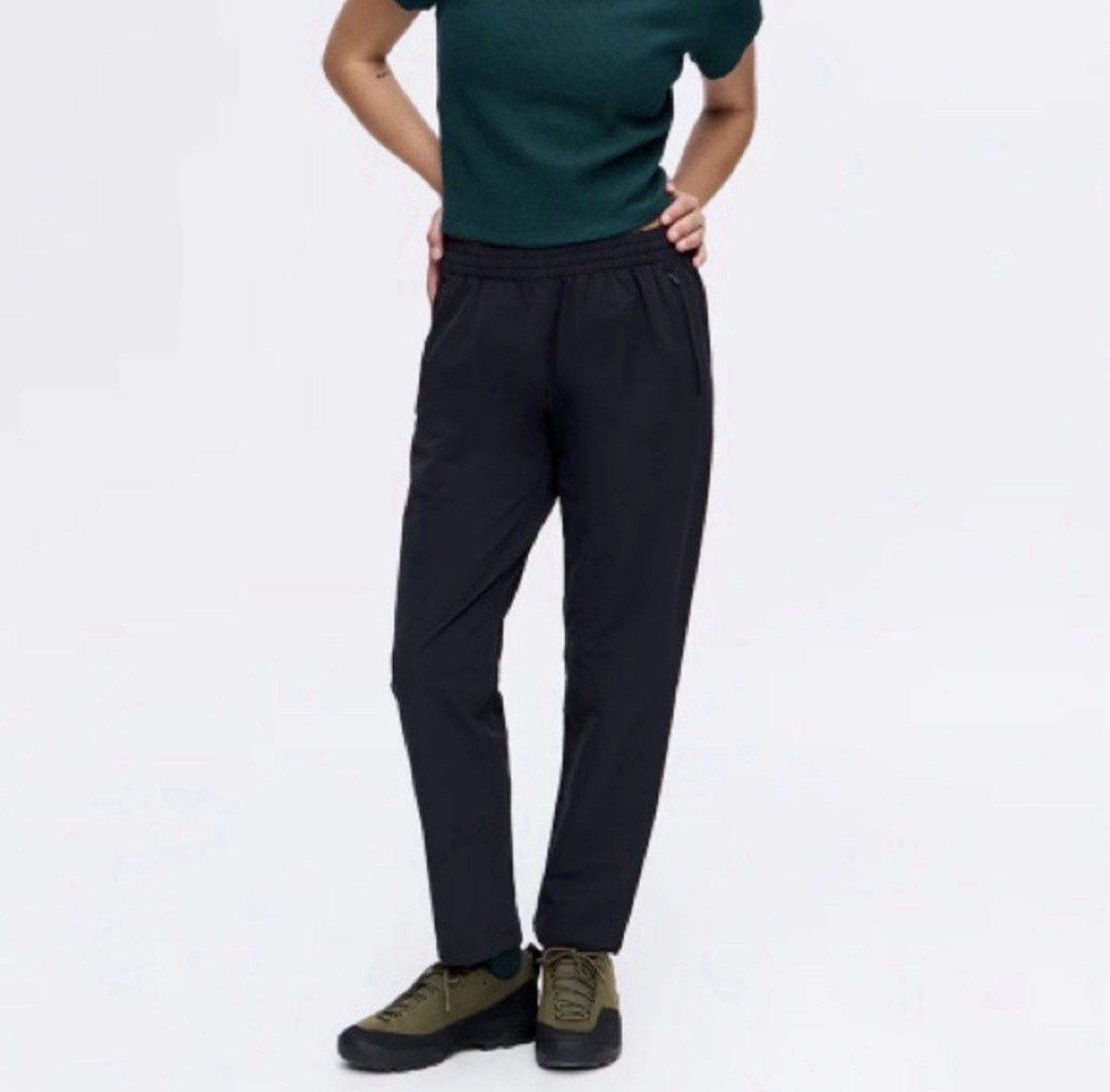 Outdoor Voices Rectrek Pants Womens Medium Black 26" Inseam Stretch Performance