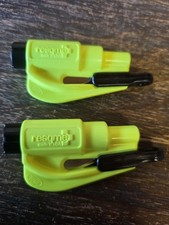Resqme Pack of 2, The Original Emergency Keychain Car Escape Tool, 2-in-1