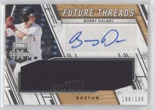 2019 Elite Extra Edition Future Threads Signatures Black Bobby Dalbec Auto 7xr