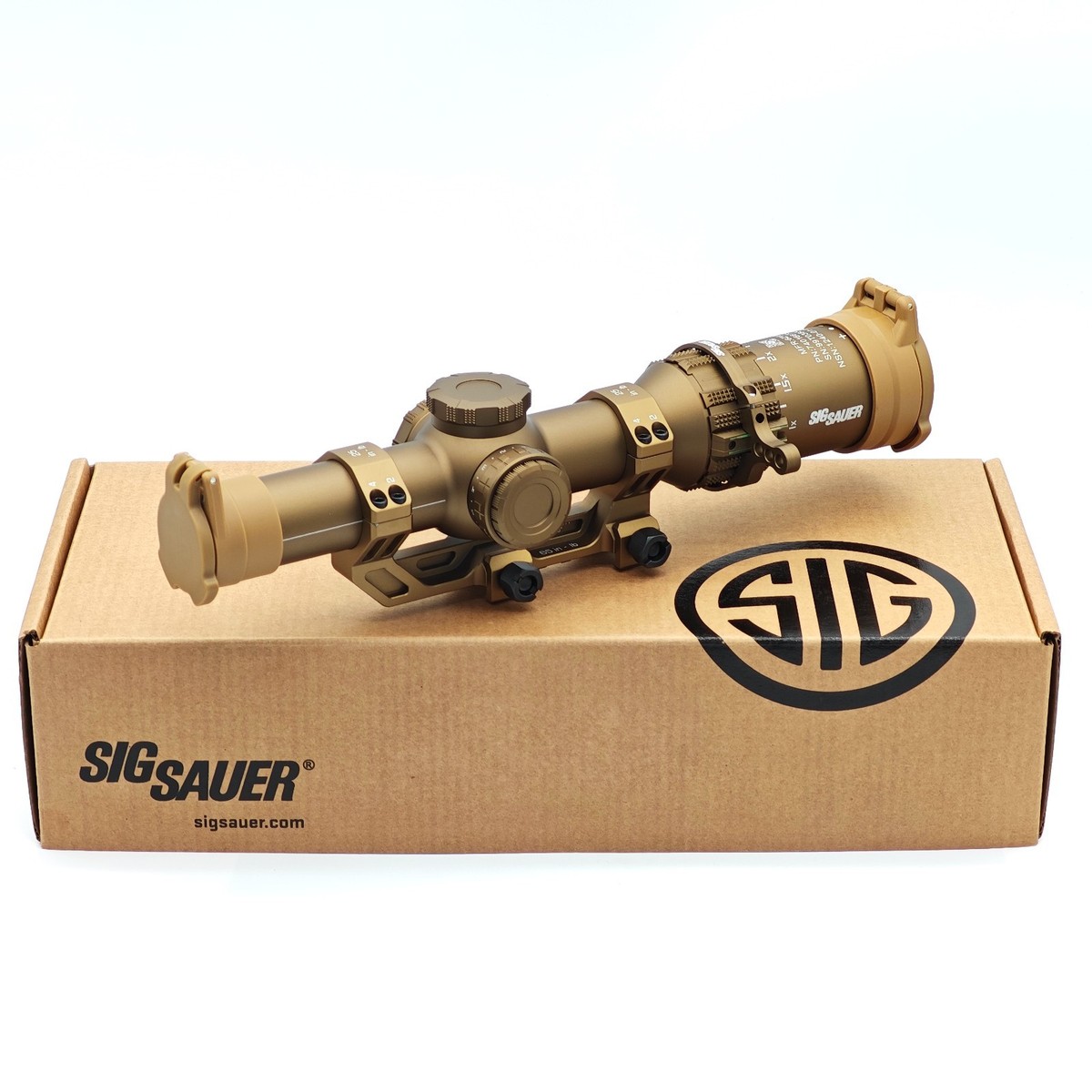 SIG SAUER TANGO6T 1-6X24 Scope FFP DWLR-55‎ Illuminated Reticle