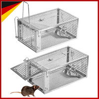 Lebendfalle Mausefalle 2Er-Pack 27 X 14 X 11 Cm Tierfreundlich FüR Innen AußEn