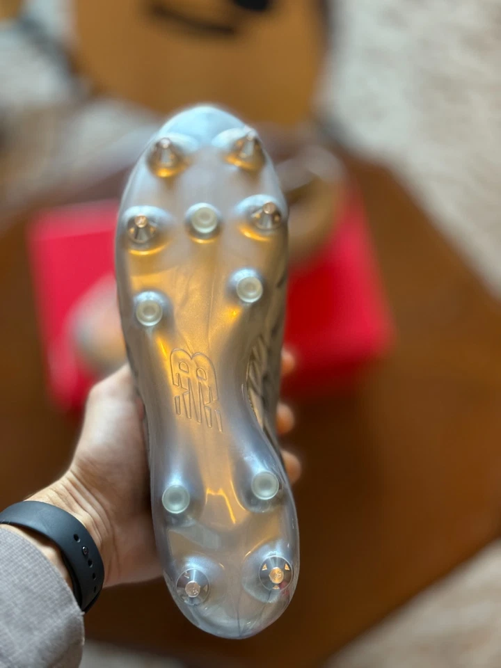 Scarpe Calcio pro SG – furv7 – silver/argento – 44 new balance - Immagine 4 di 4