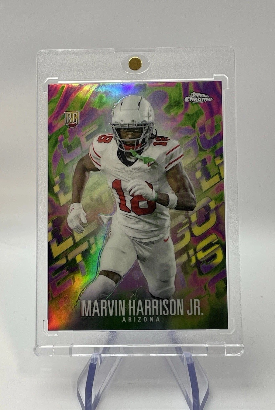 Marvin Harrison Jr. Topps Chrome Let's Go! #LG11 Base