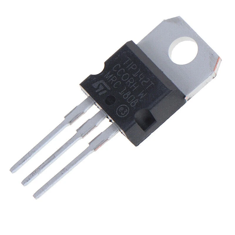 5pcs TIP142T Darlington Transistor NPN 100V 125W 10A TO-220 TIP142 ST USA - Image 2 of 4