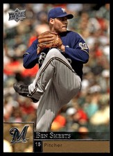 Ben Sheets 2009 Upper Deck #220 Brewers MLB READ FREE SHIPPING AutographDen