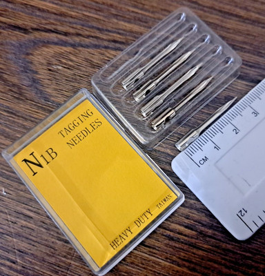 5x NEU STANDARD NORMAL SCHWERLAST STAHL METALL ETIKETTIERPISTOLE NADELN 30mm Ref N1B