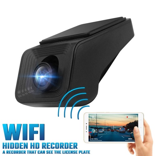 HD WIFI Dvr per Auto Anteriore Posteriore Dash Cam Videocamera G-sensor Uk