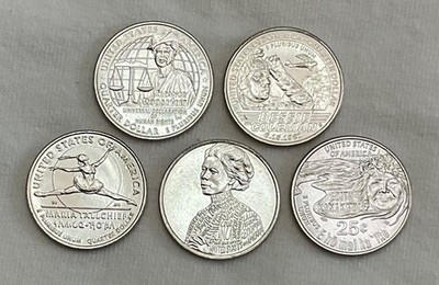 2023-S AMERICAN WOMEN QUARTERS BU - YEAR SET OF 5 COINS