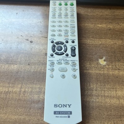 Sony RM-ADU005 AV System Remote Control