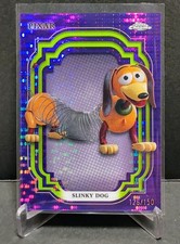 2024 Topps Chrome Disney /150 SLINKY DOG #66 Purple and Green Pulsar Toy Story