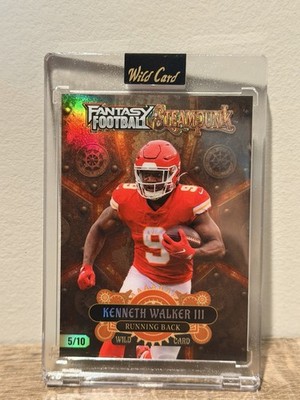 Wild Card Fantasy Football Steampunk Kenneth Walker III 5/10 2026