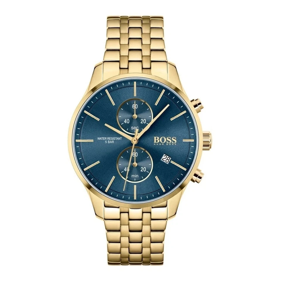 HUGO BOSS MENS ASSOCIATE WATCH HB1513841 BLUE DIAL - WARRANTY AU - image 4 of 4