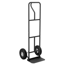 P-Handle Hand Truck Trolley Cart High Back Sack Barrow with 10" Rubber Wheels