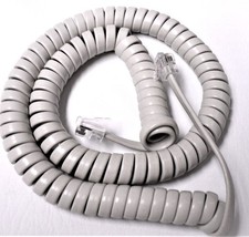 5-Pack Lot Mitel Superset Phone Handset Cord 410 4015 4025 5010 Light Gray 12Ft
