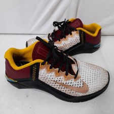 Nike Metcon 6 Trainers Custom ID Womens UK Size 5 Red Yellow Cream Shoes