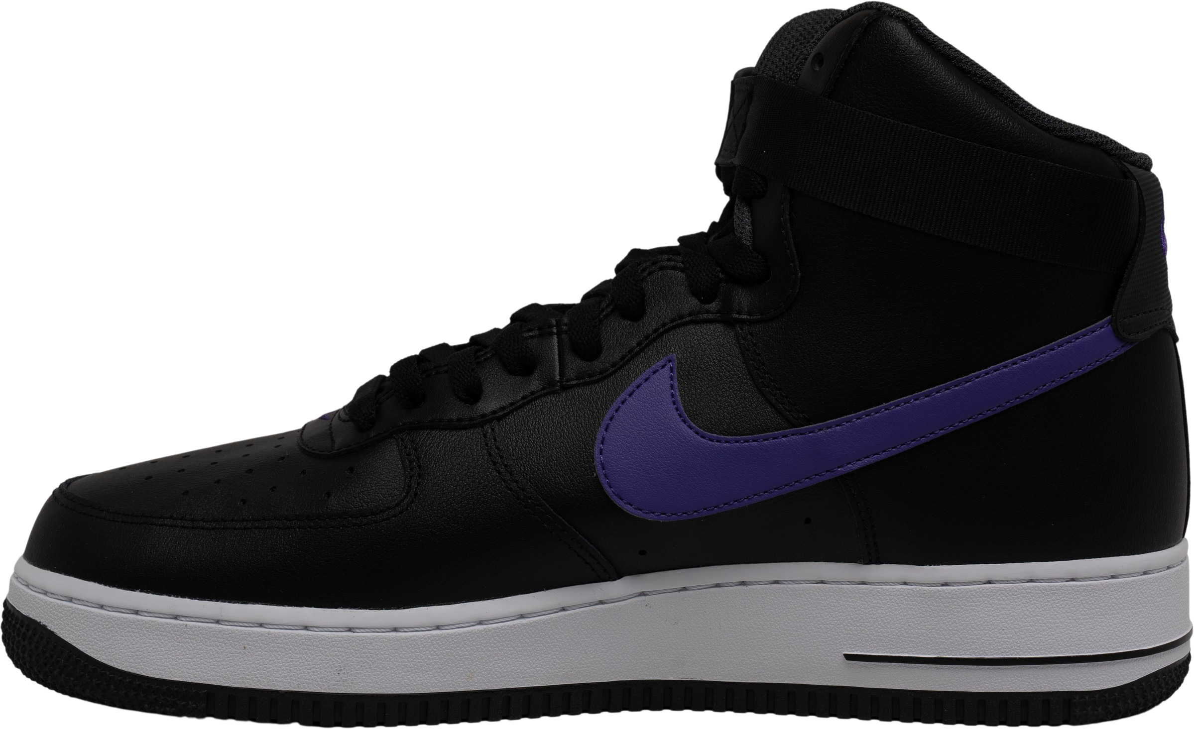 Nike Air Force 1 '07 LV8 High Hoops Pack - Black Dark Iris for Sale, Authenticity Guaranteed