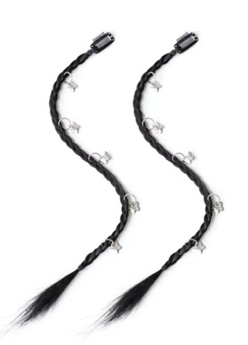 2 x Clip n Trecce Capelli Dreadlocks Extension Capelli Clip In Quick Box Trecce - Foto 49 di 65