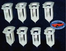 NOS GM Windshield Rear Window Head liner Pillar Trim Panel Molding Clips 8pc F