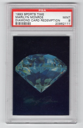 1993 Sport Zeit Abdeckung Mädchen Chrom MARILYN MONROE Diamant Karte Einlösung PSA 9