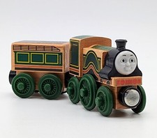 Thomas  Friends- EMILY Engine  Tender Train, Real Wood Series 2012 RARE MINT 