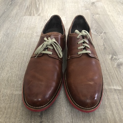 Cole Haan Men's Cap Toe Lace Up Oxford Dress Shoes Brown Size 12M C10644 - Picture 2 of 10
