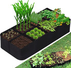 Garden Planter 8 Grids Raised Planting Square Grow Bed Felt Plant Vegetable Pot