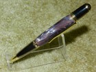 Twist Pen with Gray-Purple -Blue Colors and Silver Highlights, Polished Chrome  — photo 6