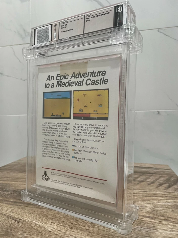 Unopened Crossbow Atari 2600 Sealed Video Game! Wata Graded 8.0! 1987 USA  - Image 4 of 4