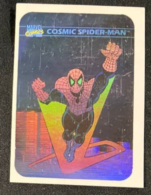 MARVEL UNIVERSE HOLOGRAM CARD SPIDER-MAN VF | eBay