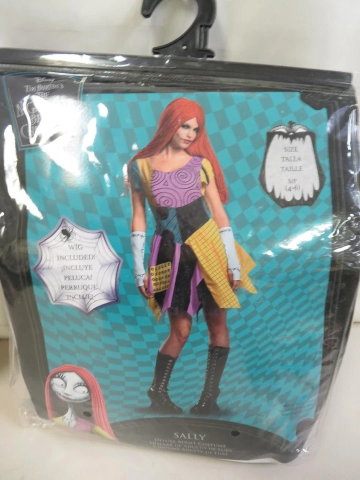 Disfraz de Sally Pesadilla antes de Navidad para mujer pequeño 4-6 Foto 2 de 4