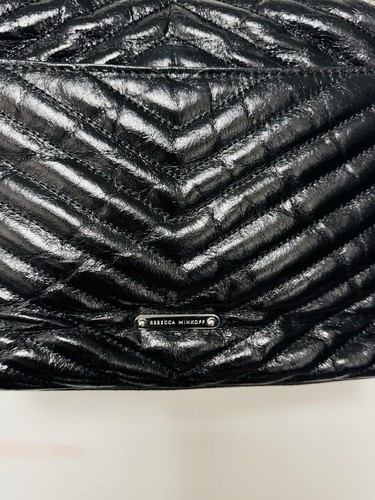 Rebecca Minkoff Edie Flap Shoulder Bag in Black Color:Black - Picture 6 of 8