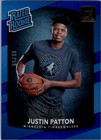 2017 Panini Donruss Basketball Holo Blue Laser Justin Patton #185