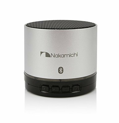 Nakamichi BT06S Series Super Bass Wireless Round Bluetooth Speaker - Silver 8886466380694 | eBay